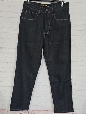 Game Time Men's Black Straight Jeans